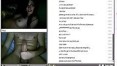 Amateur Couple Gets Horny as They Watch Each Other Through a Webcam