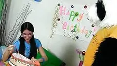 Sex toys for a hot birthday girl