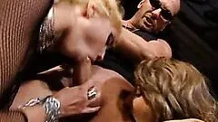 Jessica May and Julie Silver Suck a Soldier's Cock Before Anal Creampie