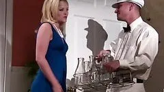 Blonde Babe Wears White Lingerie While Having Hardcore Sex