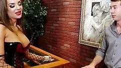 Lingerie Wearing Slut Loves to Deep Throat Big Cocks