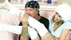 Big Black Cock Drills Blonde Flick Shagwell's Asshole