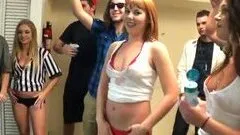 Lube Wrestling Leads To Wild Orgies