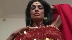 Busty Babe In Hindu Uniform Gets Cum On Her Big Tits