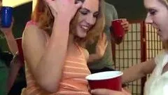 Cock Sucking Teens Get Fucked In College Party