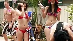 Busty Brunette Audrey Bitoni Loves Having Outdoor Sex On 4th Of July