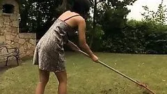 Sexy Brunette Babe Abbie Cat Gets Ass Fucked and Covered In Hot Cum