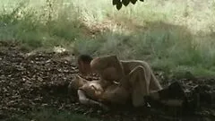 Sexy Marina Hands and Her Man Running Naked In The Rain