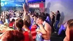 Lots Of Insatiable Sluts Having Fun At a Wild Interracial CFNM Orgy