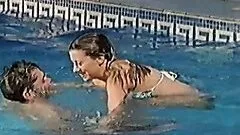 Super Hot Brunette Claire Goose Swimming In a Sexy Bikini