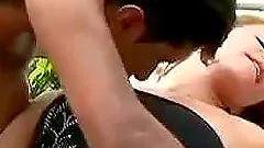 Big Black Cock For a Slut's Hairy Pussy