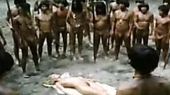 Naked Blonde Monica Zanchi Captured by Cannibals