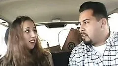 Insatible Preggo Whore Sucks Dick In Car and Gets Fucked Outdoors