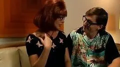 Redhead Beverly Lynne Masturbating with her Sexy Glasses On