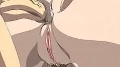 Busty Futanari Fucks Submissive Blonde Teen - Hentai Porn Clip