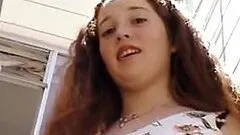 Redhead Voyeur Teen With a Hairy Pussy Loves Getting Naked Outdoors