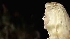 Super Busty Anita Ekberg Wearing a Hot Cleavage In a Vintage Scene