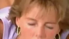 Three Hot Babes Fucked in Retro Group Sex Orgy