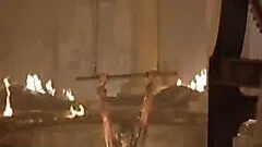 Gorgeous Barbara Merono Totally Naked and Covered In Mud