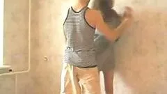 Lustful Amateur Russian Teen Enjoys Rough Sex Indoors