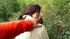 Sexy Voyeur Brunette Sucks Cock and Gets Fucked Doggy Style In Public