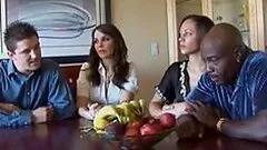 Cuckold Guy Lets Her Redhead Wife Get Ass Banged By a Big Black Cock