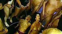 Nasty Babes Love To Fuck After Being Bathed With Piss