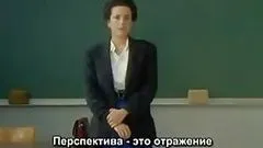 Sexy Brunette Teacher Strips and Gives Lesson To Naked Students