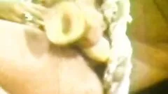 Retro Ebony Babe Sucks and Fucks Two Cocks in a Wild Interracial Threesome