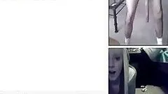 Dude Flashes and Wanks His Big Cock To Horny Teens Via Webcam