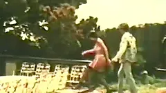 Famous Vintage Pornstar John Holmes Fucks and Gives a Facial Outdoors