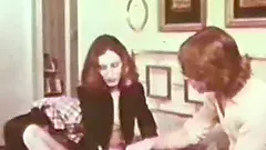 Hot Retro Porn Threesome with Creampie Ending