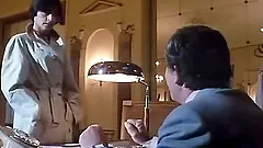 Sexy Brunette Secretary Sucks Cock and Swallows Cum - Retro Porn Scene