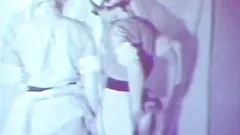 Busty Lesbian Nurses get Fucked and Creampied in a Retro Threesome