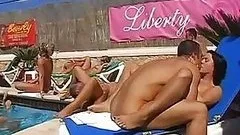 Massive Outdoor Voyeur Orgy in Ibiza
