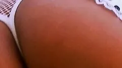 Spicy Latina Babe Gives Blowjob and Fucks on the Beach