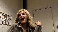 Blonde Car Slut Needs To Get Fucked after Washing a Hummer