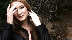 Busty Blonde Babe Loves Sucking and Fucking Cocks Outdoors