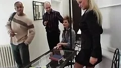 Nikki Sun and Tarra White Get Facialized in a Hot Interracial Foursome