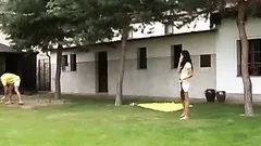 Hot Brunette Babe Gets Fucked After a Tennis Match