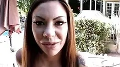 Mason Moore Wants to Suck her Neighbor's Big Black Cock Outdoors