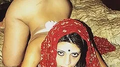 Exotic Indian Babe Gets Two Cocks in an Interracial Threesome