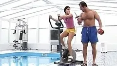 Sporty Teen Fucks Her Personal Trainer