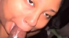 POV amateur sloppy blowjob