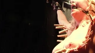 Skinny german slave girl get punishment in police station