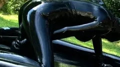 gentle fetish anal actions with latex and bdsm