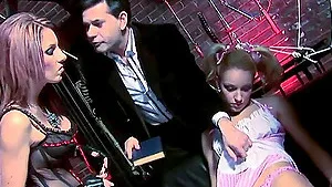 Hardcore group sex with sexy pornstars Cassie Young and Jasmine Lau