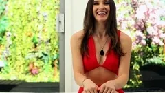 Amateur striptease and Solo masturbation