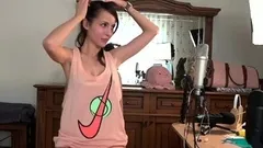 Pale amateur teen brunette Lynn Love