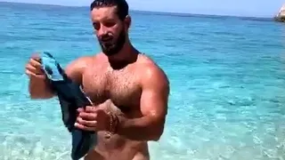 samvass we went to a private beach together just you &